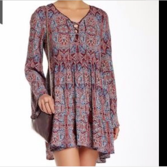 Anthropologie Dresses & Skirts - Anthro Paper Crane Etherial Paisley Dress Size S